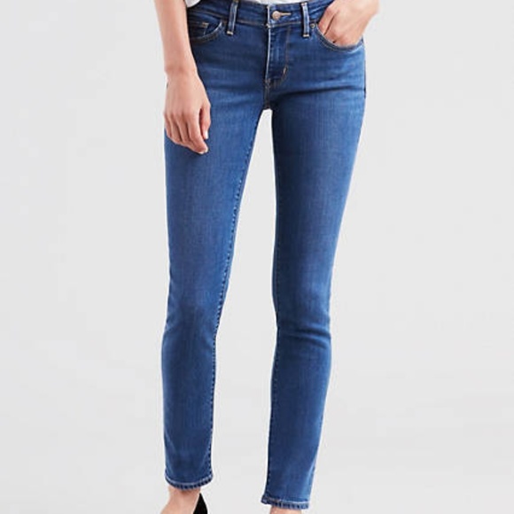 levi's 711 selvedge skinny jeans